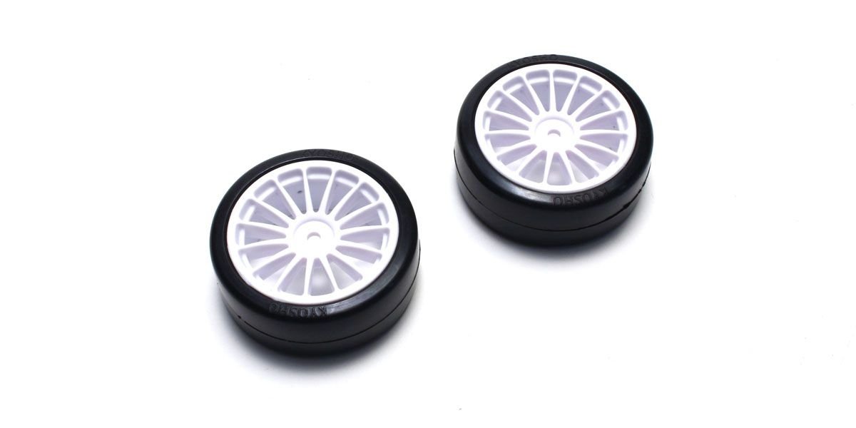 FAT302W Drift Tire(Pre-glued/White/2pcs)FAZERVeX FAT302W  - KYOSHO RC
